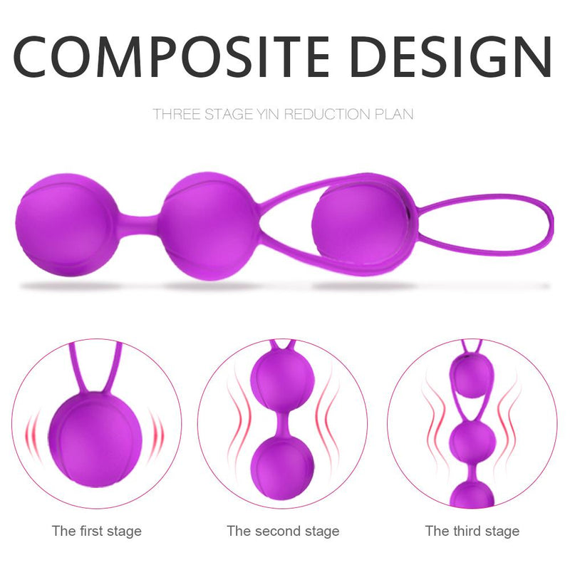 Erocit™ Purple Silicone Kegel Balls for Women - Erocit