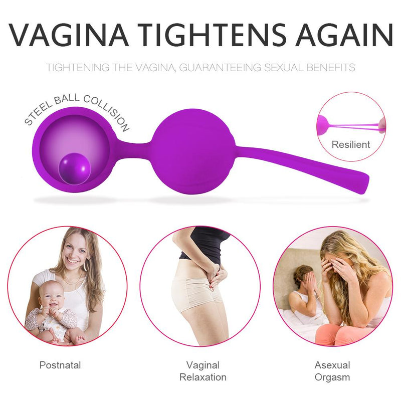 Erocit™ Purple Silicone Kegel Balls for Women - Erocit