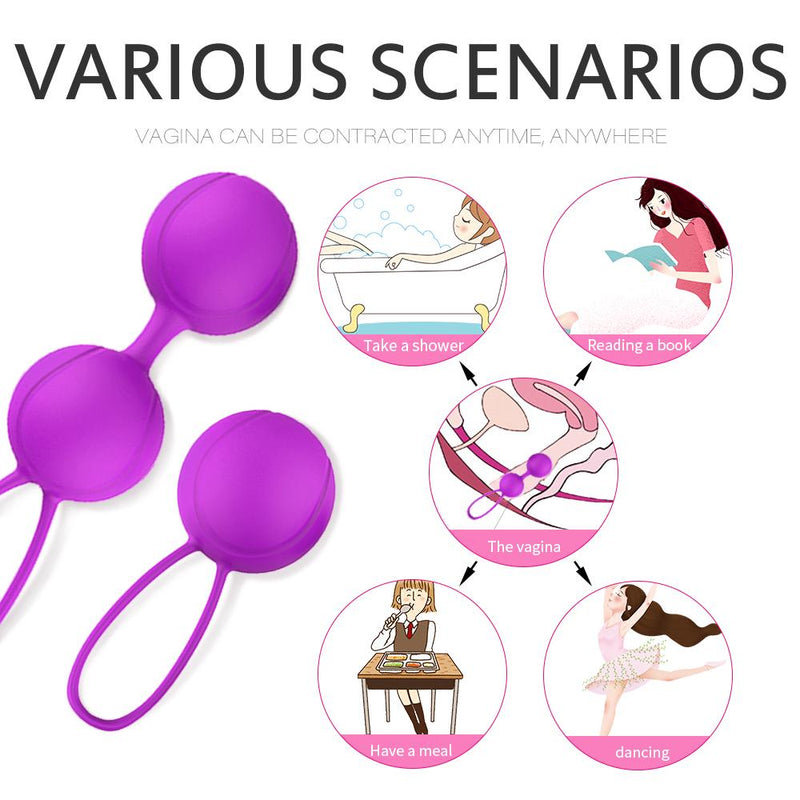 Erocit™ Purple Silicone Kegel Balls for Women - Erocit