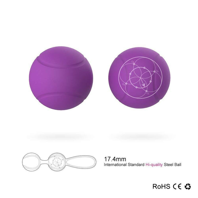 Erocit™ Purple Silicone Kegel Balls for Women - Erocit