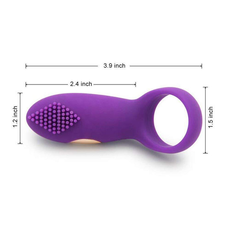 Erocit™ Purple Ultra Soft Penis Ring Stimulate Massager Sex Toys For Couple's - Erocit