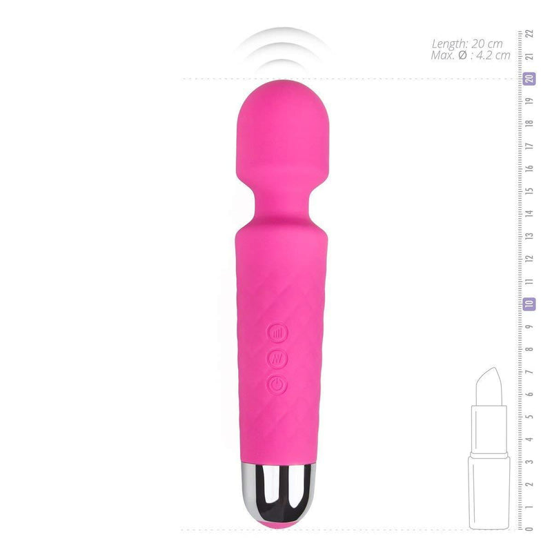 Erocit™ Pink Cordless Rechargeable Handheld Wand Massager - Erocit