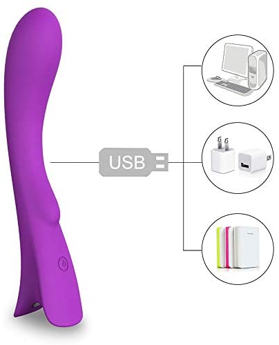 G Spot Vibrator Handheld, Pressure Relief Body with 9 Adjustable Vibration Modes (Purple) - Erocit