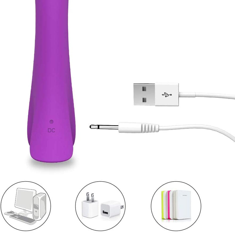 G Spot Vibrator Handheld, Pressure Relief Body with 9 Adjustable Vibration Modes (Purple) - Erocit