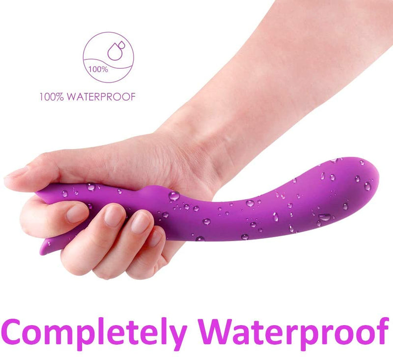 G Spot Vibrator Handheld, Pressure Relief Body with 9 Adjustable Vibration Modes (Purple) - Erocit