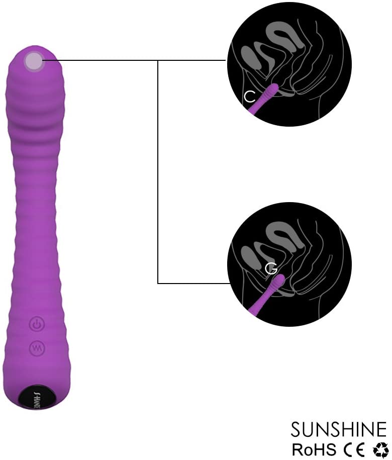 Erocit™ Purple Waterproof G Spot Vibrators with 10 Pattern Modes - Erocit