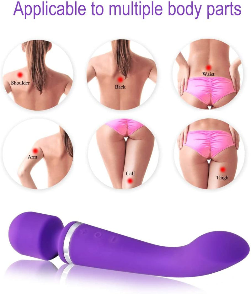 Erocit™ Handheld Wand Massager Cordless with Multi Powerful Speeds 9 Vibration Patterns - Perfect for Muscle Aches and Personal Sports Recovery - Erocit